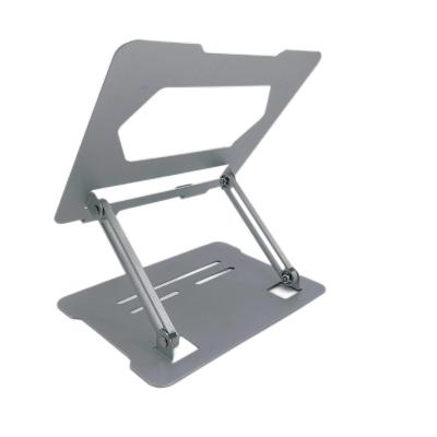 China Metal Factory Directly Supply Foldable Kickstand Computer Desk Sit To Stand Laptop Holder Fans for sale