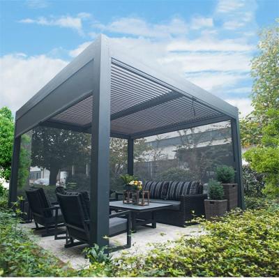 China Easily Assembled Aluminum Deck Pergola And Free Frame Aluminum Pergola Kits For Outdoor Adjustable Pergola for sale