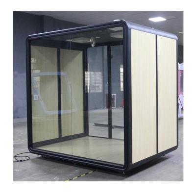 China 12V-Usb Peru Prefab House Team Meeting Adjustable Container House Prefab Cabin Silence Prefab Houses 2 Bedroom for sale