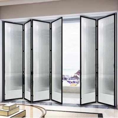 China 20 Inch Modern Bifold Door Partition Wall Accordion Slim Folding Door From China Manufacturer for sale