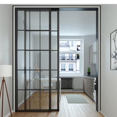 China Modern High Quality Aluminum Home Sliding Door Chandelier Double Sliding Door Hurricane Proof For Balcony for sale