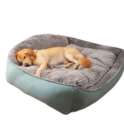 China Removable And Washable Four Season Dog Bed Large Dog Sofa Waterproof Pet Kennel Thick Warm Pad Mat for sale