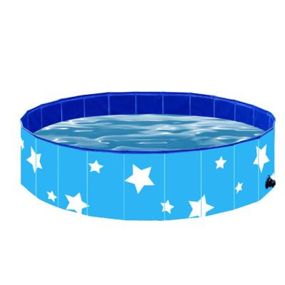 China Portable Cats and Small and Medium Dogs PSP-2 Folding Pool Tub Dog and Cat Pool Outdoor Pet Tub for sale