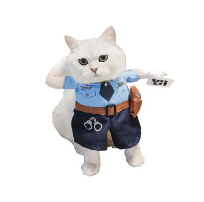 China Low Price Cosplay Sustainable Cotton Pet Funny Pet Cat Clothes for sale