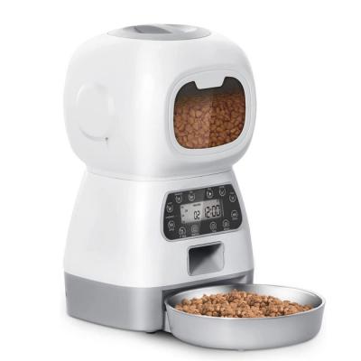 China New 3.5L Elf Automatic Pet Feeder Automatic Food Feeder Timed Quantitative Smart WIFI Remote Control for sale