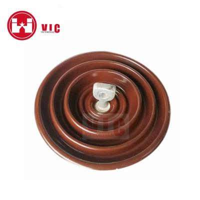 China 2021 powe fittings 33KV disc suspension insulator electric direct factorry transmission line in power accessories for sale