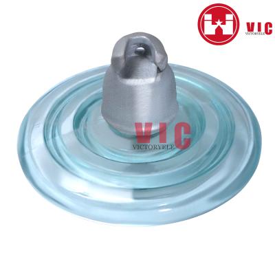 China Common Type Tempered Glass Suspension Insulator Glass High Voltage for sale