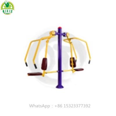 China Public Park Purple And Yellow Price Pull Clearance Series Chairs Outdoor Adult Exercise Machine for sale