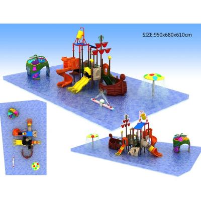 China Water park theme 2021 new arrivals pirate ship water play equipment/kids water park/water playground for sale