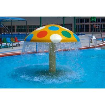 China Outdoor Water Park Theme Splash Water Play Equipment Water Slide Fiberglass Mushroom for sale