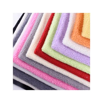 China New Arrival Waterproof Design Supplier Professional 100% Recycled Polyester Sheep Fleece Fabric for sale