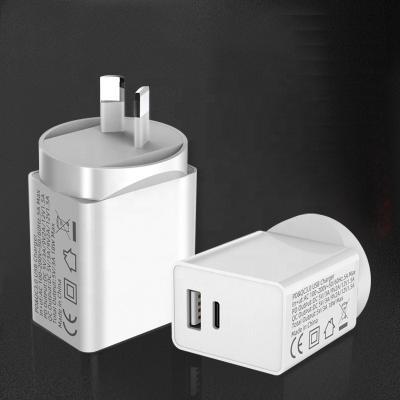 China PD 18W MP3 GPS Simple Type C Fast Mobile Phone Tablet USB Wall Charger AU Mobile Phone for sale