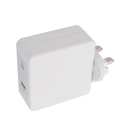 China PD QC2.0 charger with c charger British Eu plug us 45w type c wall charger for sale