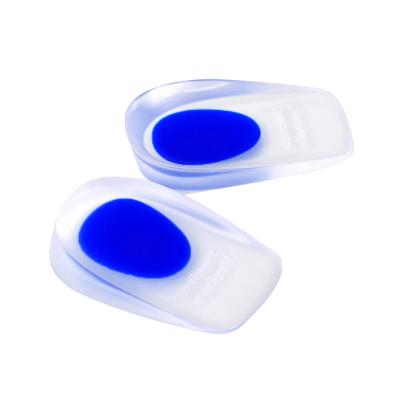 China Factory wholesale heel cup insole thickened comfortable cushioning heel two color heel protection insole for sale