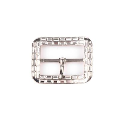 China Special Clothing Decoration CounterCrystal Material Buckle Ladies Adjust Glass Drill Buckle for sale