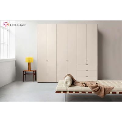 China PANEL MDF Lacquer Finish Bed Room Use Modern Wardrobe Designs Cabinet for sale