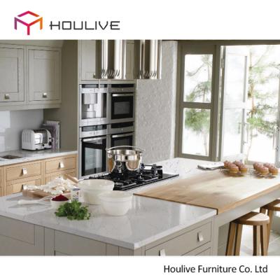 China Quartz Marble Looking Series Quartz Kitchen Countertops for sale