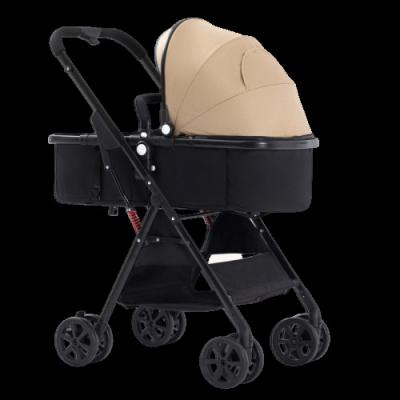 China Aluminum Alloy Light Weight Shock-absorbed Lightweight Stroller Pram Canopy Foldable Portable Stroller for sale