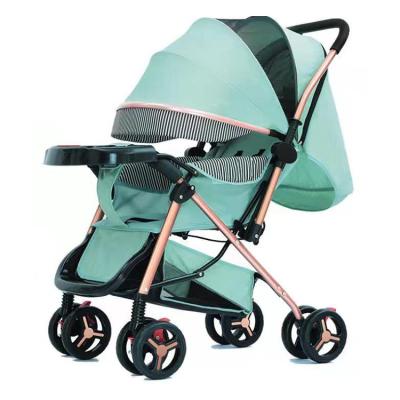 China Suitable for Newborn Hot Seller Pram Double Seat Baby Stroller and Two Child Portable Folding Twin Baby Buggy for Travel System for sale