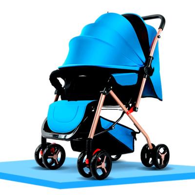 China Suitable for children newborn stroller certification good quality N1888 lightweight foldable multifunctional baby pram for sale