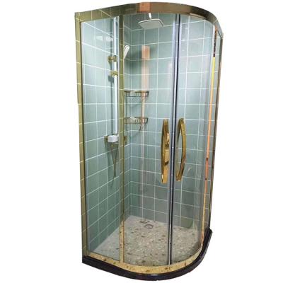 China Supply Modern High Quality Tempered Glass Shower Doors Bathroom Glass Shower Partition for sale