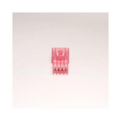 China Widely Used UL94V-2 2.54mm IDC Nylon Pink Male Connectors 2.54mm Pitch White Male Connector Connector for sale