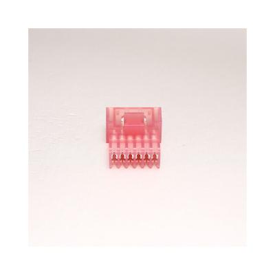 China Power 2.54mm IDC Pink Male Connectors 6P 2.54mm Pitch Male Connector White Computer Connector for sale