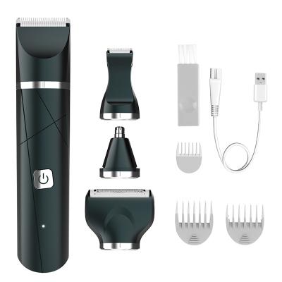 China Custom Smooth Twin Blade Feel Beard Trimmer Clippers Hair Trimmer Body Nose Armpit Trimmer For Men for sale