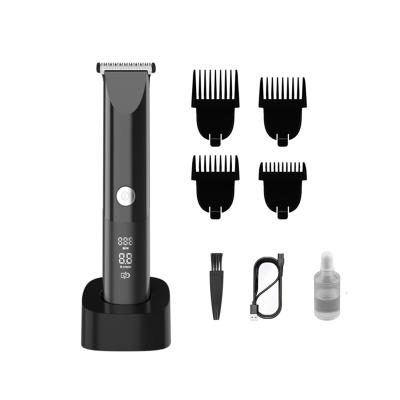 China Portable Cordless Rechargeable Car Beard Trimmer Clipper and Trimmer Replacement Blade Shaver Charger Holder for sale