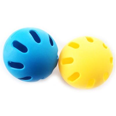 China Custom PP/PE/EVA factory price durable plastic training kids USAPA hollow toy pickleball ball for sale