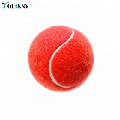 China Eco-friendly Promotional Custom Felt And Rubber Core Mini Soft Pet Tennis Ball for sale