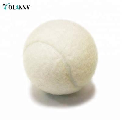 China Factory direct professional wool and rubber felt soft training white core tennis ball for sale