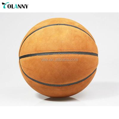 China High Quality Custom Microfiber Leather No Logo Basketball for sale