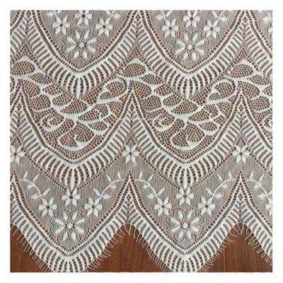 China 2019 Model Viable White Lace Fabric French Fancy Lace For Decoration for sale