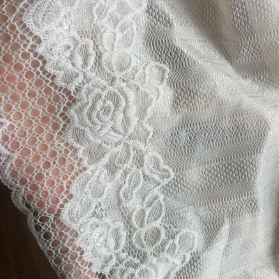 China 23cm Wide Nylon Spandex Lace Trim So Many Viable Designs For Lingerie for sale