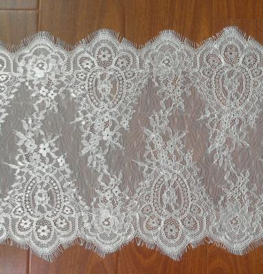 China 2017 New 3 Meter Sustainable Design 100 Nylon Eyelash Lace Trim for sale