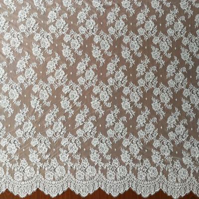 China 2019 Viable Heavy Wholesale French Lace Fabric For Wedding for sale