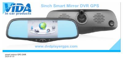 Chine 2014 le plus nouveau 5 miroir intelligent GPS de pouce DVR avec Bluetooth, HD DVR, émetteur de FM pour Toyota à vendre