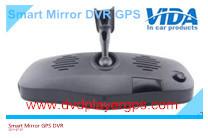 Chine 5 joueur futé de GPS de miroir de voiture de pouce 1080p avec DVR, GPS, écran capacitif, Bluetooth, FM à vendre