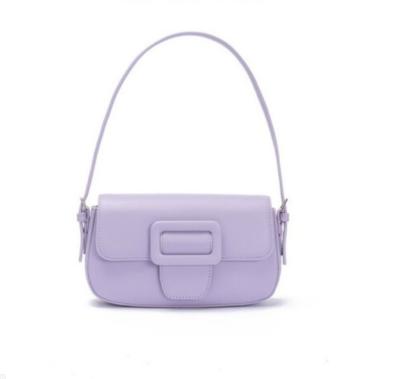 China Fashion 2021 summer candy colors fashion big buckle shoulder bags women bag handbags armpit bag for women for sale