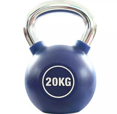 China Durable High Quality Gym Workout Kettlebell Competition Fitness Kettlebell Steel Handle for sale