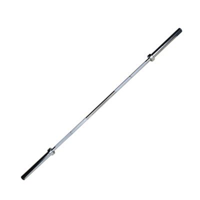 China Wholesale 1.8m Durable Chrome Steel Barbell Bar Weightlifting Barbell Bar for sale