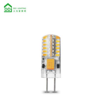 China G4 GY6.35 LED Silicon 3014SMD 2W 200 Lumens 12VDC LED G4 Indoor Light Bulb for sale