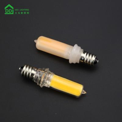 China Indoor Light E12 LED COB 0930 370 Lumens 3.3w AC 110v/220v To House Dimmable Candle Light E12 LED Bulb Light for sale