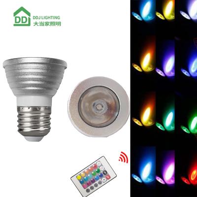 China INDOOR LIGHTING GU5.3 RGB Color Changing 3W AC 120V 230V For Indoor GU10 LED Spot Light Bulbs for sale