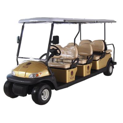 China Hot Sale 5KW 48V AC Motor Battery Operated Golf Carts Electric Golf Cart 18*8.5-8 for sale