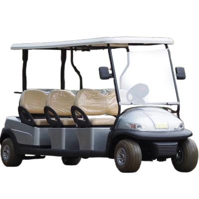 China 2021 Golf Clubs Good Performance 6 Seats Electric Classic Golf Cart Golf Cart For Wedding Resort Hotel 18*8.5-8 for sale