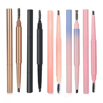 China Custom Customized Waterproof Brown Waterproof Eyebrow Skinny Pen Private Label Pencil Makeup Cosmetic for sale