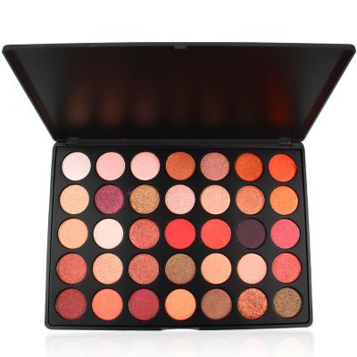 China Custom waterproof private label eyeshadow palette wholesale create your own makeup brand china manufacturers organizer eyeshadow make up for sale