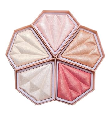 China HANDAIYAN Waterproof Wholesale High Quality Makeup Highlight Bar Loose Face Powder Palette Pressed Highlight Bars for sale